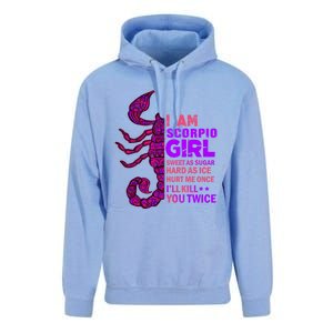 Scorpio Queen October November Scorpion Birthday Zodiac Cool Gift Unisex Surf Hoodie