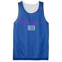 Scorpio Queen Pink Writing / Funny Zodiac Scorpio Horoscope Gift Mesh Reversible Basketball Jersey Tank