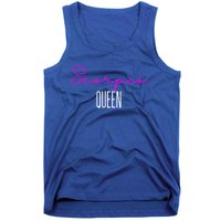 Scorpio Queen Pink Writing / Funny Zodiac Scorpio Horoscope Gift Tank Top