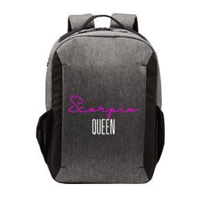 Scorpio Queen Pink Writing / Funny Zodiac Scorpio Horoscope Meaningful Gift Vector Backpack