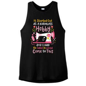 Sewing Quilting Quilt Ladies PosiCharge Tri-Blend Wicking Tank