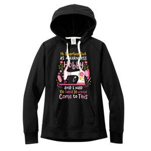 Sewing Quilting Quilt Women's Fleece Hoodie