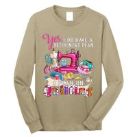 Sewing Quilting Retirement Plan Quilt Sayings Sewer Quilters Long Sleeve Shirt