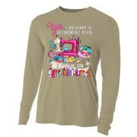 Sewing Quilting Retirement Plan Quilt Sayings Sewer Quilters Cooling Performance Long Sleeve Crew