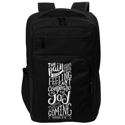 Scripture Quote Romans 8:18 Impact Tech Backpack
