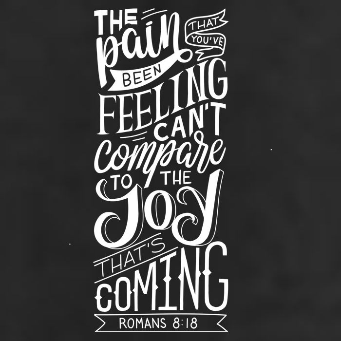 Scripture Quote Romans 8:18 Hat