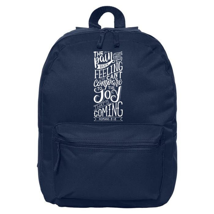 Scripture Quote Romans 8:18 16 in Basic Backpack