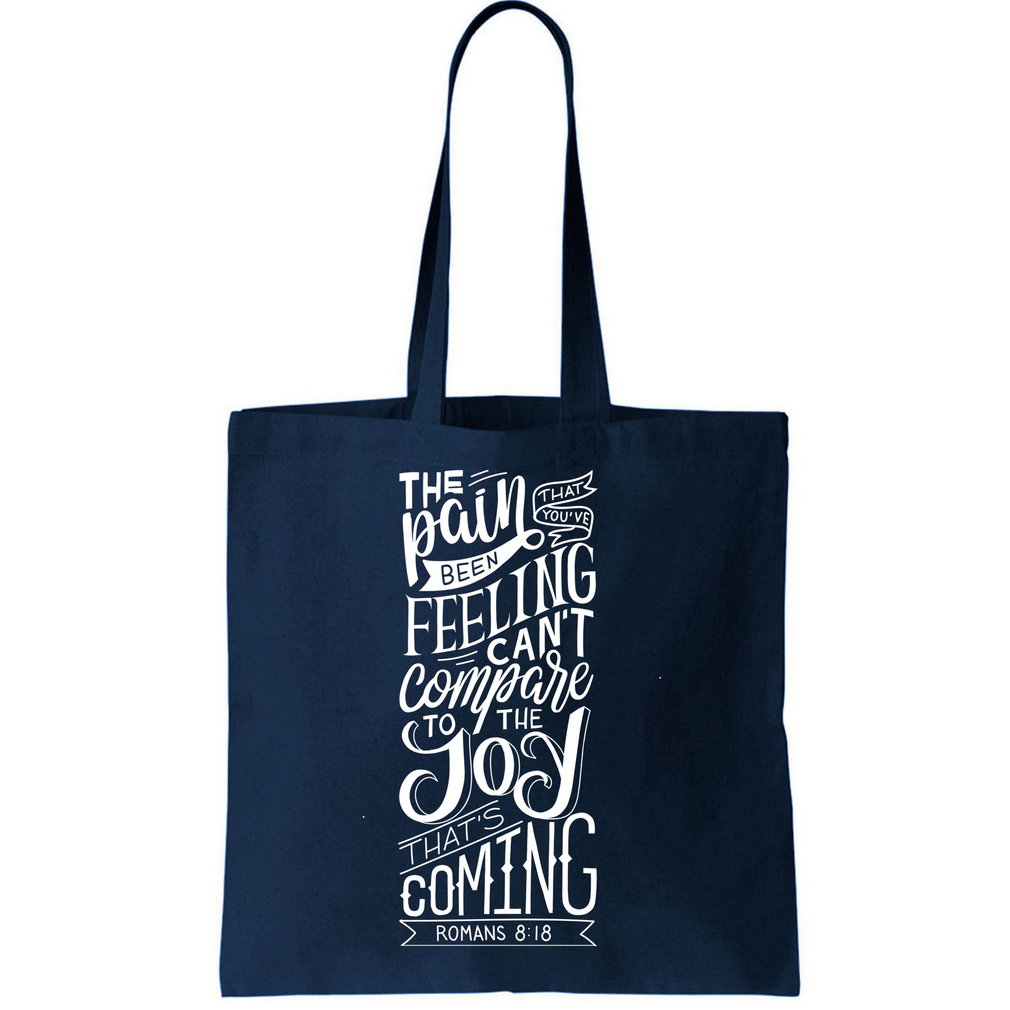 Scripture Quote Romans 8:18 Bag