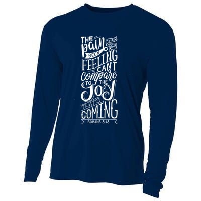 Scripture Quote Romans 8:18 Cooling Performance Long Sleeve Crew