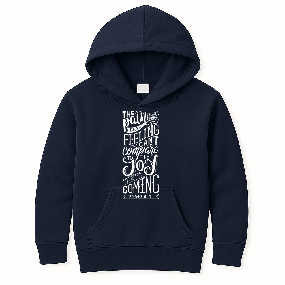 Scripture Quote Romans 8:18 Kids Hoodie