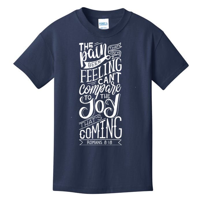 Scripture Quote Romans 8:18 Kids T-Shirt