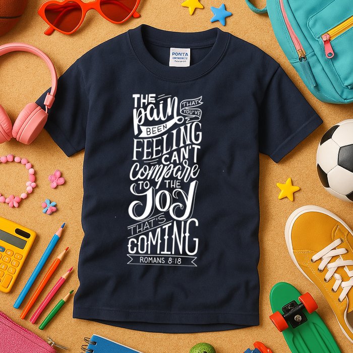 Scripture Quote Romans 8:18 Kids T-Shirt