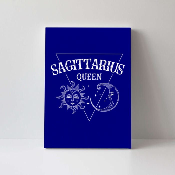 Sagittarius Queen / Sun And Moon Sagittarius Birthday Great Gift Canvas