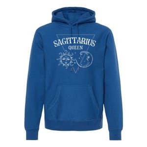 Sagittarius Queen / Sun And Moon Sagittarius Birthday Great Gift Premium Hoodie