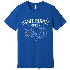 Sagittarius Queen / Sun And Moon Sagittarius Birthday Great Gift Premium T-Shirt