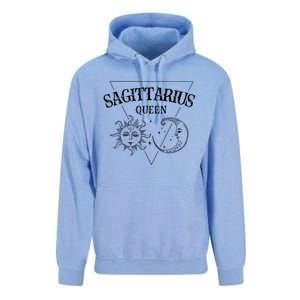 Sagittarius Queen / Sun And Moon Sagittarius Birthday Great Gift Unisex Surf Hoodie