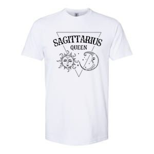 Sagittarius Queen / Sun And Moon Sagittarius Birthday Great Gift Softstyle CVC T-Shirt