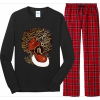 Scorpio Queen Sweet As Candy Birthday Gift For Black Wo Long Sleeve Pajama Set