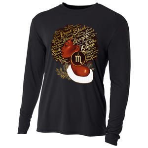 Scorpio Queen Sweet As Candy Birthday Gift For Black Wo Cooling Performance Long Sleeve Crew