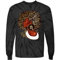 Scorpio Queen Sweet As Candy Birthday Gift For Black Wo Tie-Dye Long Sleeve Shirt