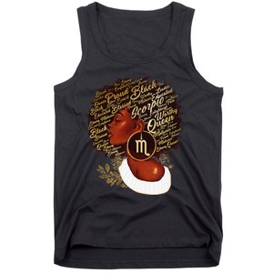 Scorpio Queen Sweet As Candy Birthday Gift For Black Wo Tank Top