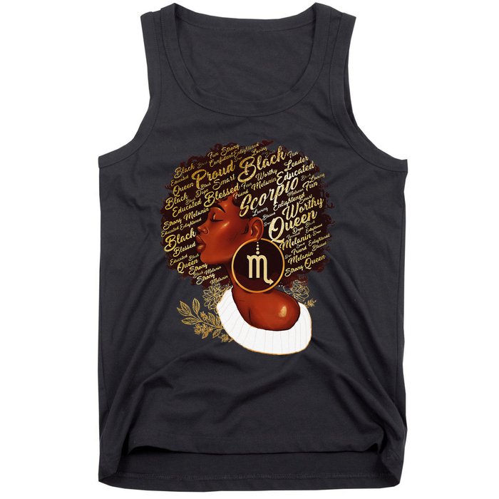 Scorpio Queen Sweet As Candy Birthday Gift For Black Wo Tank Top