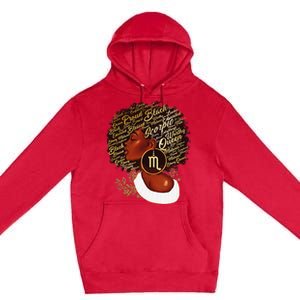 Scorpio Queen Sweet As Candy Birthday Gift For Black Wo Premium Pullover Hoodie