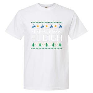 Sleigh Queen Sleigh Christmas Inspirational Xmas Cute Gift Garment-Dyed Heavyweight T-Shirt