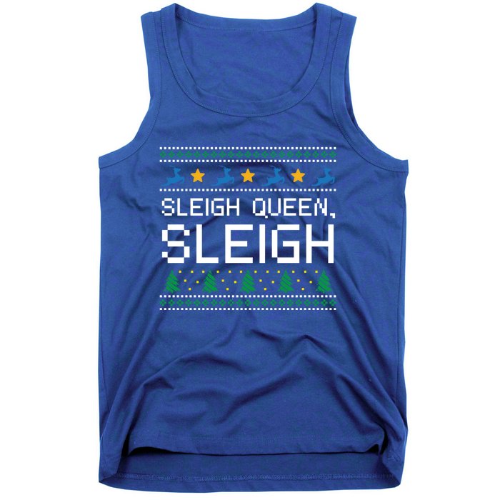 Sleigh Queen Sleigh Christmas Inspirational Xmas Cute Gift Tank Top