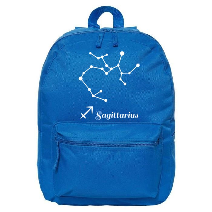 Sagittarius Queen Sagittarius King Sagittarius Birthday Logo Cool Gift 16 in Basic Backpack