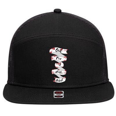 Spike Quote 7 Panel Mesh Trucker Snapback Hat