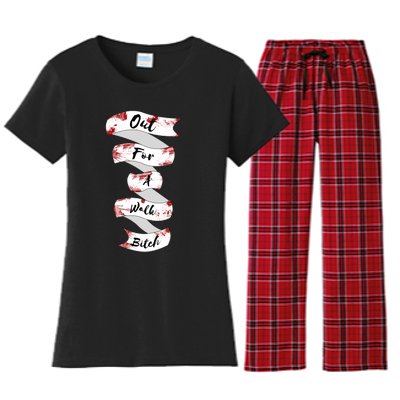 Spike Quote Women's Flannel Pajama Set