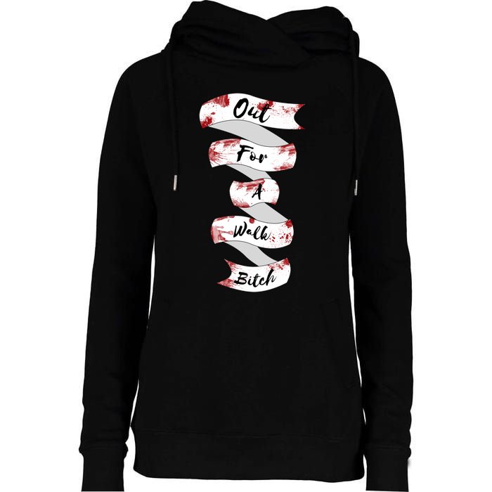 Spike Quote Womens Funnel Neck Pullover Hood