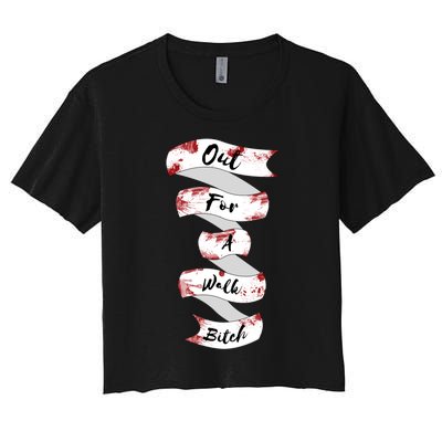 Spike Quote Women's Crop Top Tee