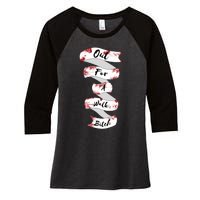 Spike Quote Women's Tri-Blend 3/4-Sleeve Raglan Shirt