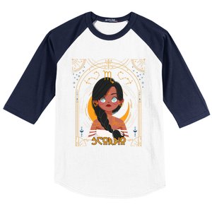 Scorpio Queen Scorpio Birthday Zodiac Astrological Sign Gift Baseball Sleeve Shirt