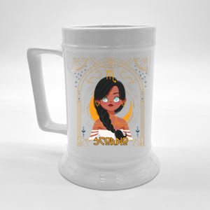 Scorpio Queen Scorpio Birthday Zodiac Astrological Sign Gift Beer Stein