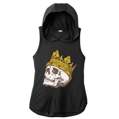 Shakespeare Quote Uneasy Lies The Head Crown Literature Funny Gift Ladies PosiCharge Tri-Blend Wicking Draft Hoodie Tank