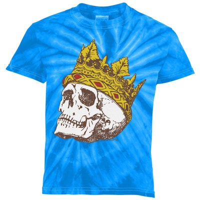 Shakespeare Quote Uneasy Lies The Head Crown Literature Funny Gift Kids Tie-Dye T-Shirt