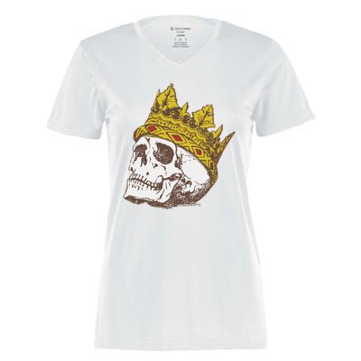 Shakespeare Quote Uneasy Lies The Head Crown Literature Funny Gift Women's Momentum V-Neck T-Shirt