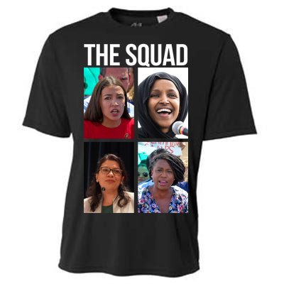 Squad AOC Rashida Tlaib Ilhan Omar Ayanna Pressley Cooling Performance Crew T-Shirt