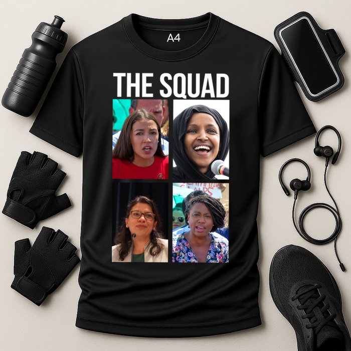 Squad AOC Rashida Tlaib Ilhan Omar Ayanna Pressley Performance Shirt