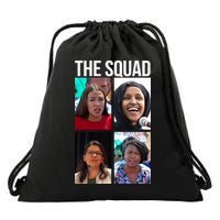 Squad AOC Rashida Tlaib Ilhan Omar Ayanna Pressley Drawstring Bag