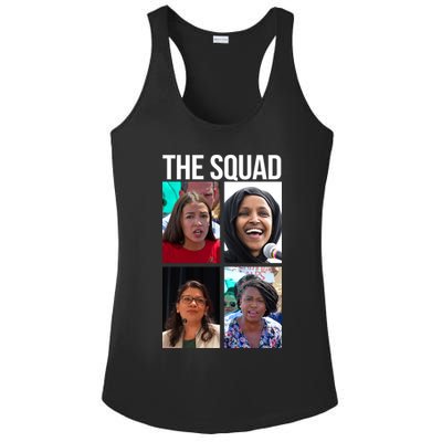 Squad AOC Rashida Tlaib Ilhan Omar Ayanna Pressley Ladies PosiCharge Competitor Racerback Tank
