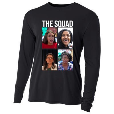 Squad AOC Rashida Tlaib Ilhan Omar Ayanna Pressley Cooling Performance Long Sleeve Crew