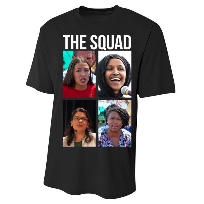 Squad AOC Rashida Tlaib Ilhan Omar Ayanna Pressley Performance Sprint T-Shirt