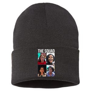 Squad AOC Rashida Tlaib Ilhan Omar Ayanna Pressley Sustainable Knit Beanie