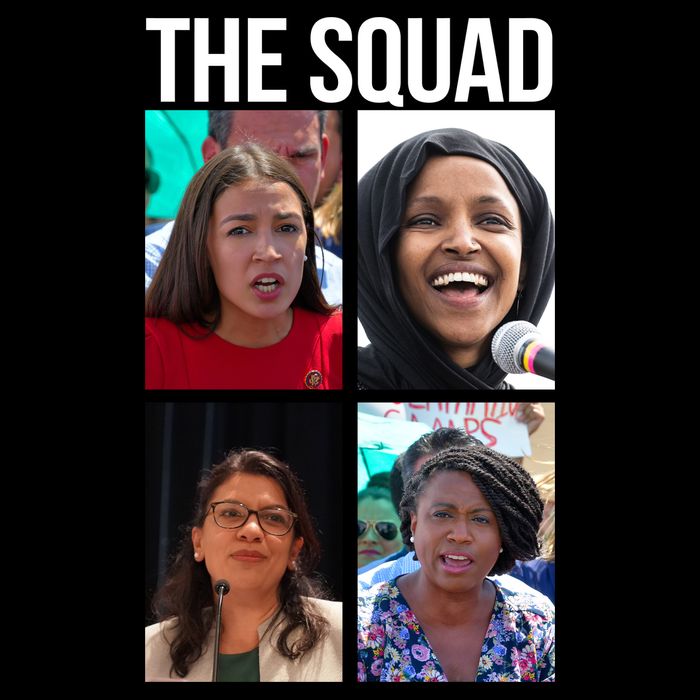 Squad AOC Rashida Tlaib Ilhan Omar Ayanna Pressley Baby Bodysuit