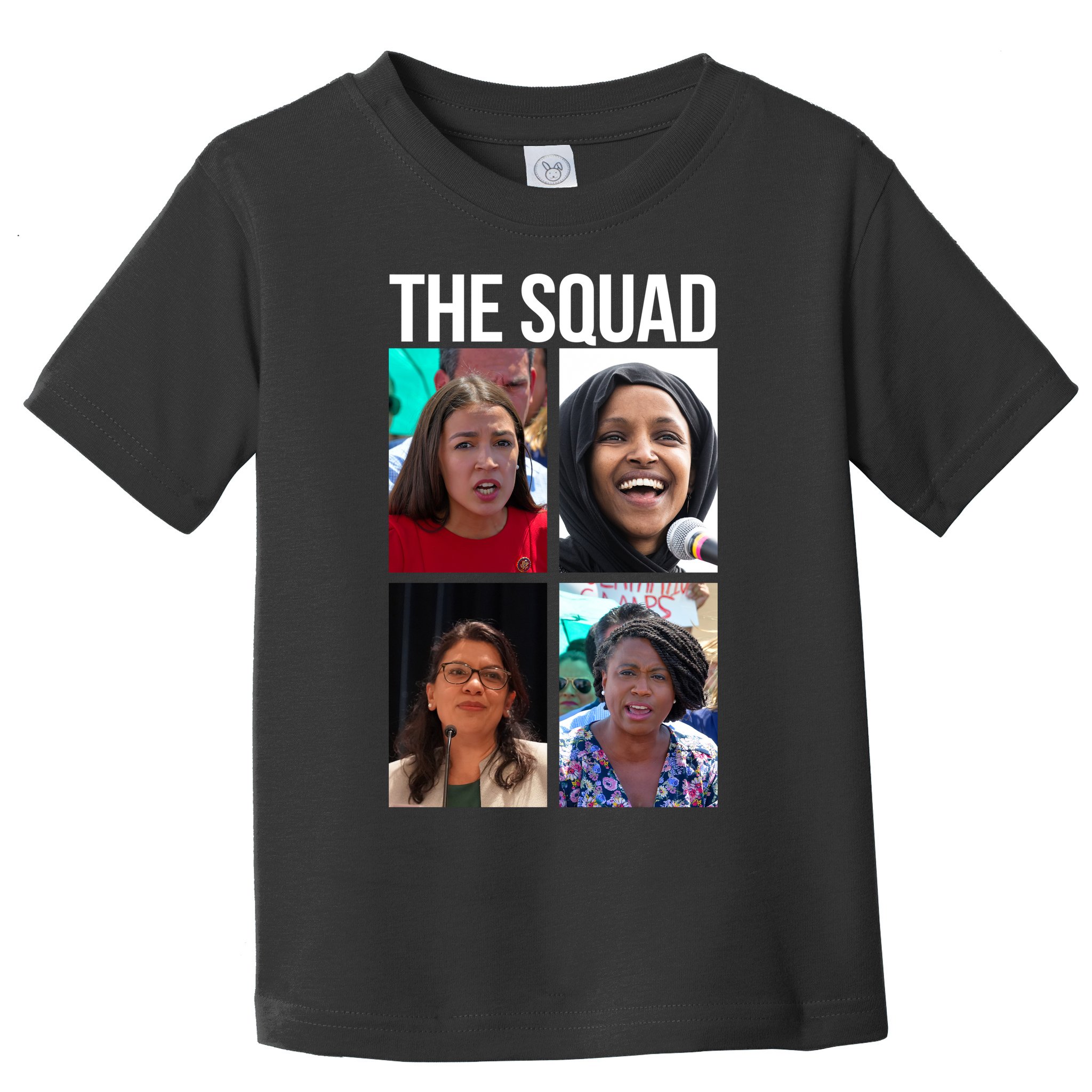 Squad AOC Rashida Tlaib Ilhan Omar Ayanna Pressley Toddler T-Shirt