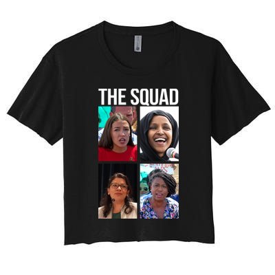 Squad AOC Rashida Tlaib Ilhan Omar Ayanna Pressley Crop Top